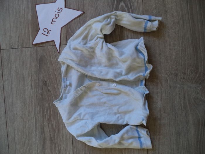 Gilet grain de blé 12 mois