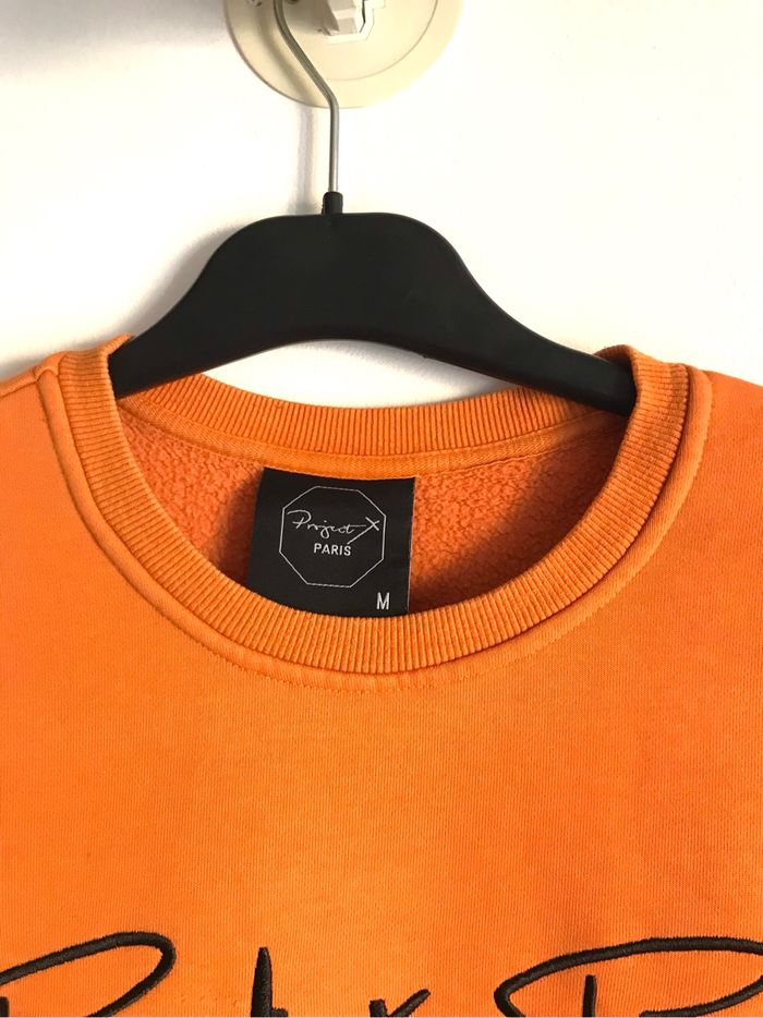 Sweat orange homme Project x Paris taille M - photo numéro 2