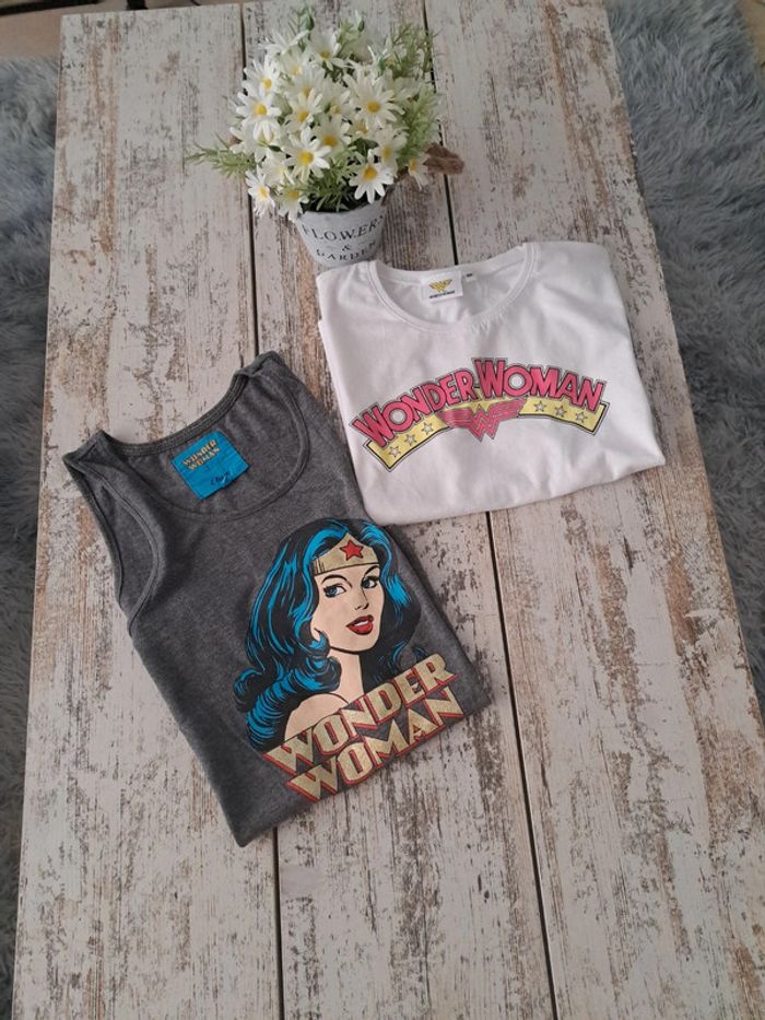 lot  de 2 shirts Wonder women