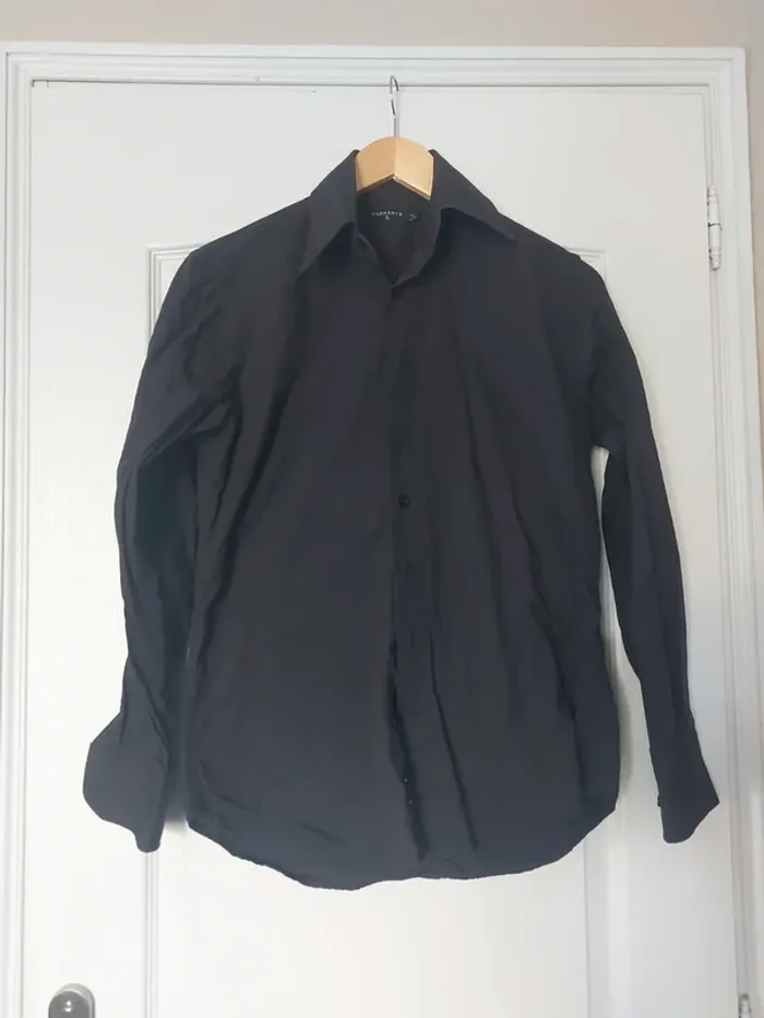 Chemise manches longues noire