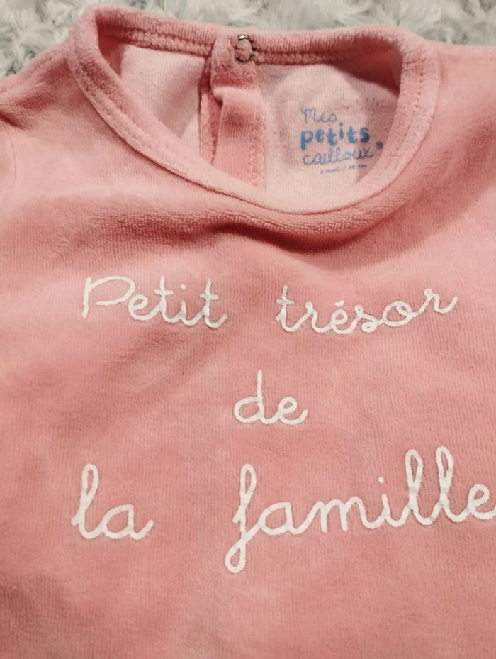 Pyjama velours 6 mois - photo numéro 2