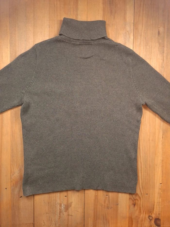 Pull ralph lauren col roulé femme vert foncé - taille L - photo numéro 4