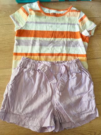 Ensemble short et t-shirt Kiabi 