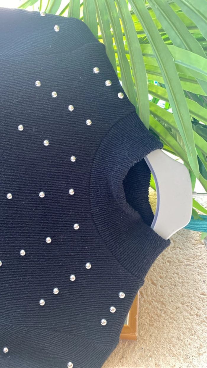 petit pull en maille à perles pimkie - photo numéro 2