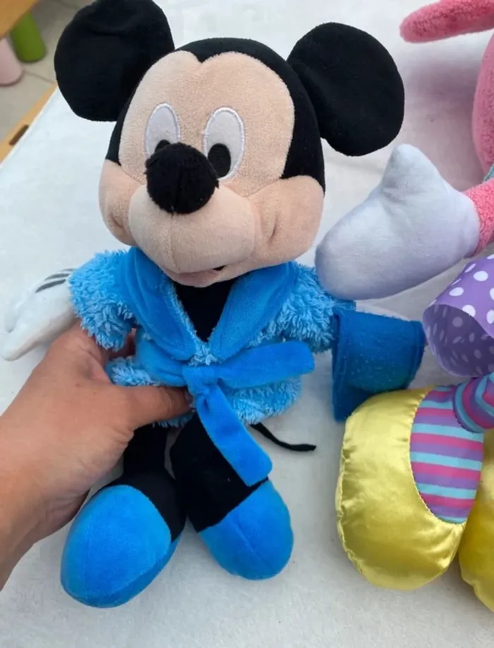 Lot de 3 peluches Minnie mickey Disney - photo numéro 8