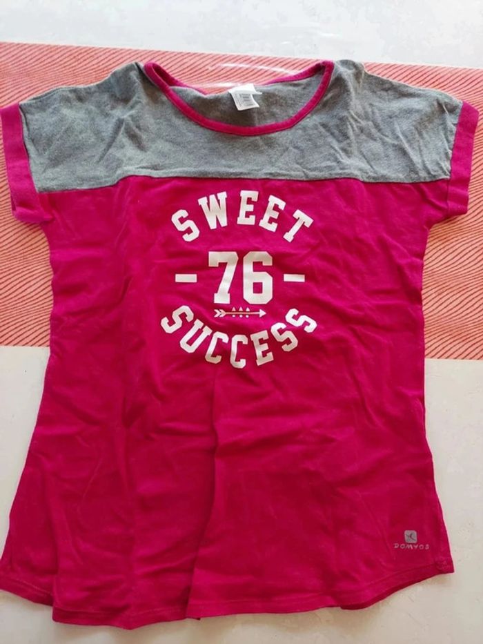 Tee shirt sport 12ans décathlon - photo numéro 2