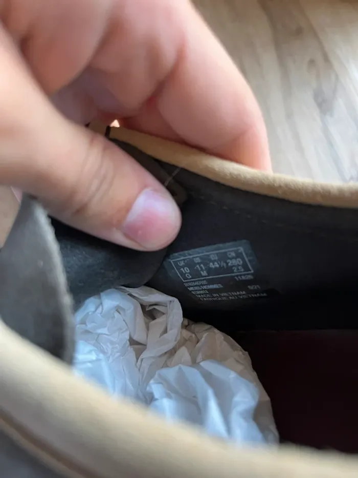 Clarks Wallabee Dark Green Nub Taille 42,5 - photo numéro 5
