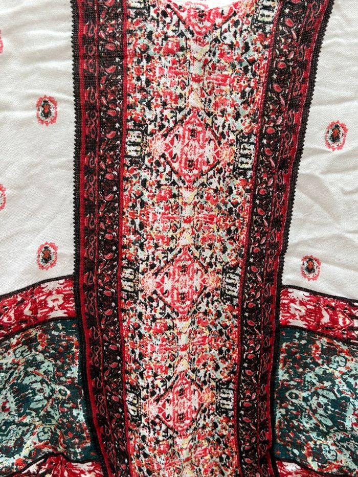 Combishort en viscose - combinaison été ethnique couleurs - photo numéro 2