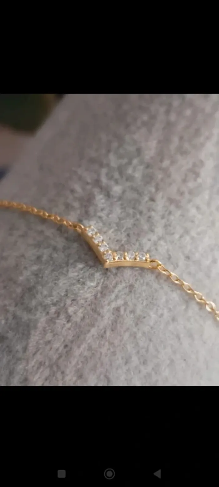 Bracelet v doré argent s925 - photo numéro 2