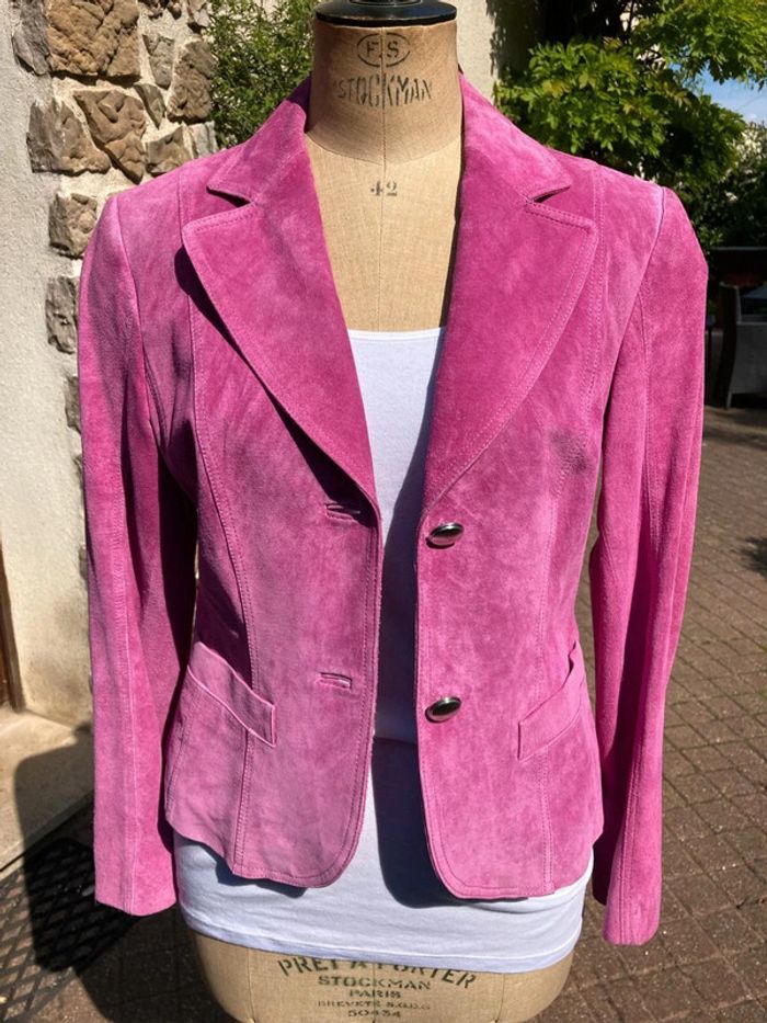 Magnifique veste en cuir