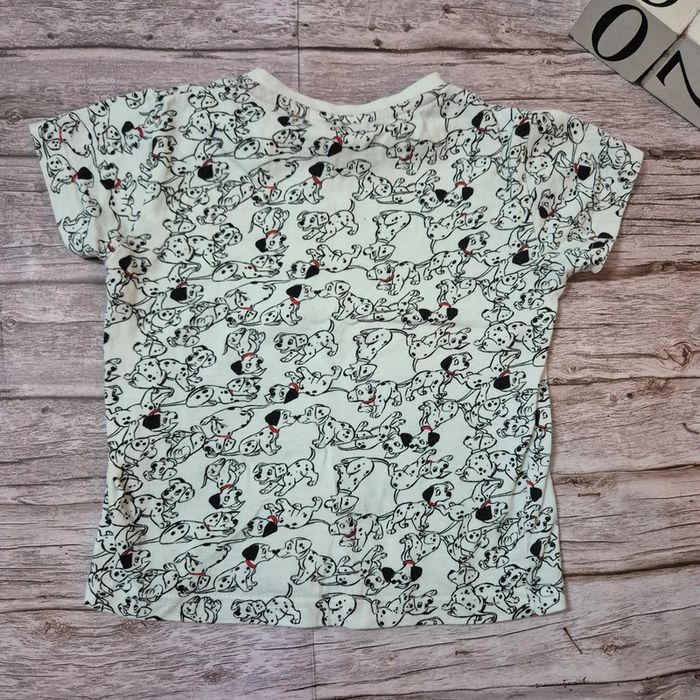 T shirt blanc les 101 dalmatiens disney Taille 36mois - photo numéro 5