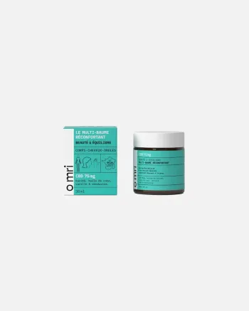 Baume pour le Corps OMRI – Le Multi-Baume Réconfortant CBD 75g 30Ml