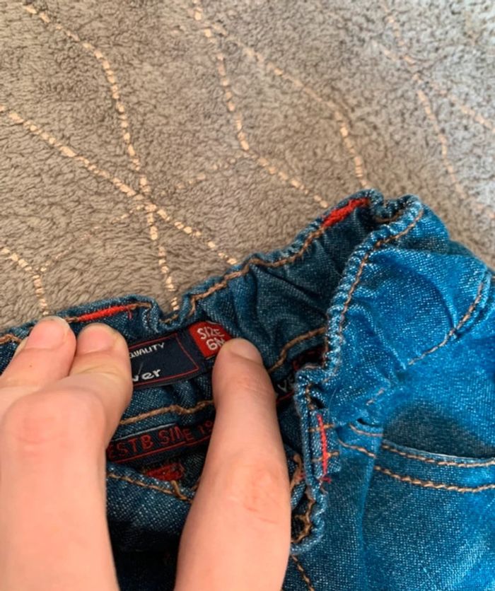 Short en jeans garçon taille 6 mois - photo numéro 4