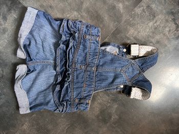 Salopette short en jeans 6 mois H&M