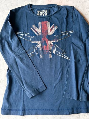 T-shirt garçon manches longues skull 6 ans Zara