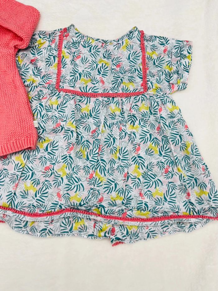 Gilet et robe bébé fille la compagnie des petits - photo numéro 3