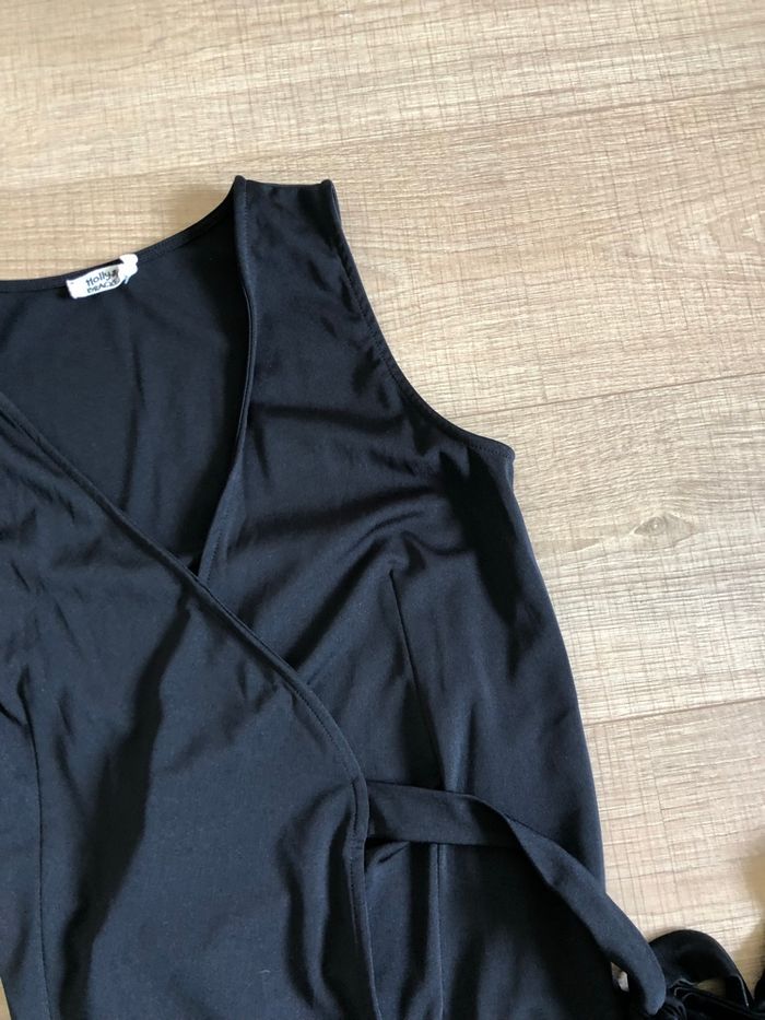 Robe noire portefeuille sans manches Molly Bracken taille S jamais portée - photo numéro 8
