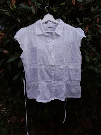 Phildar chemisier blanc taille 42