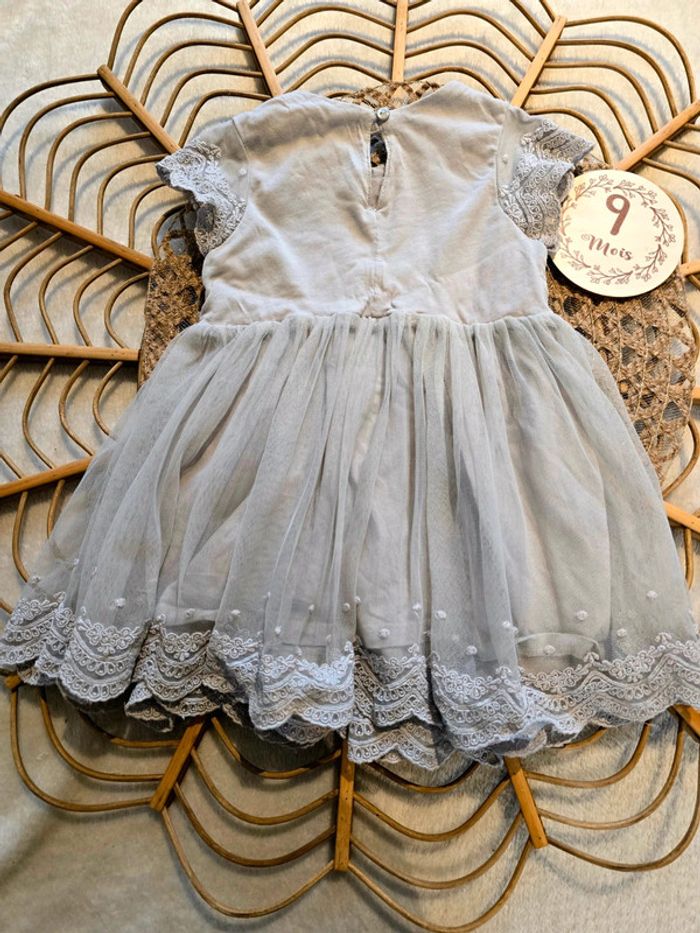 Robe grise tulle H&M - photo numéro 5
