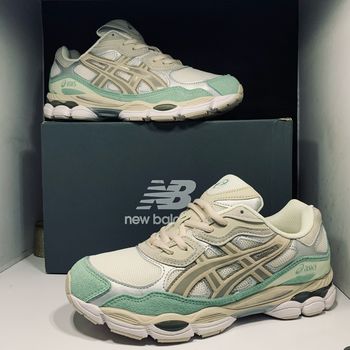 Asics Gel NYC – Beige / Vert – Pointure 42