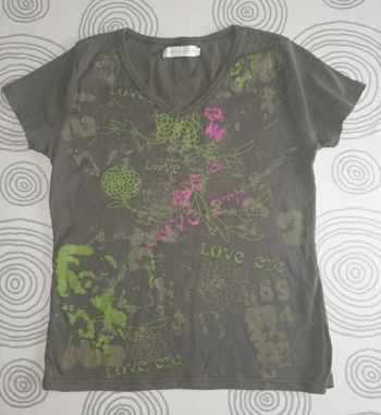 T Shirt Taille 3 Cache Cache kaki #FemmeL