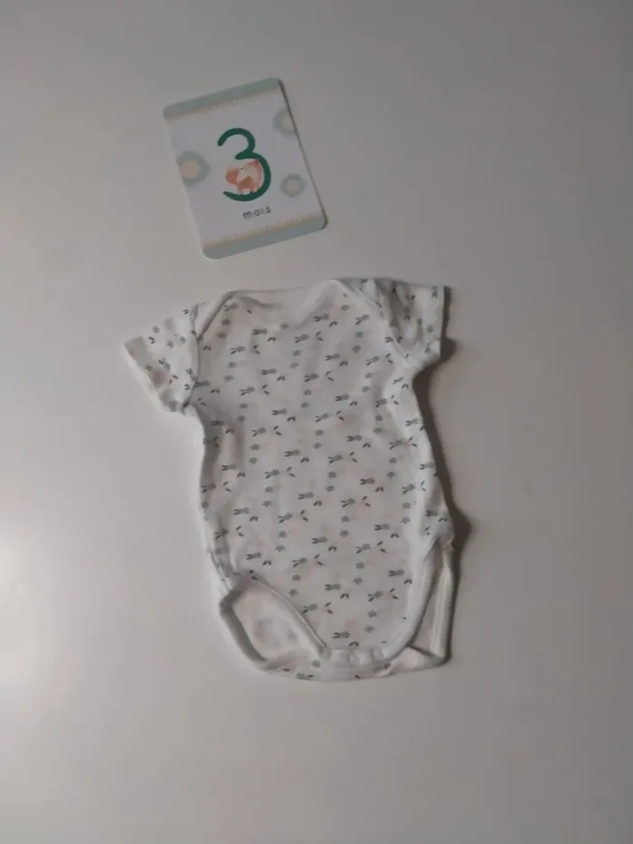 Lot de 3 bodies bébé Taille 3 mois Kiabi - photo numéro 10