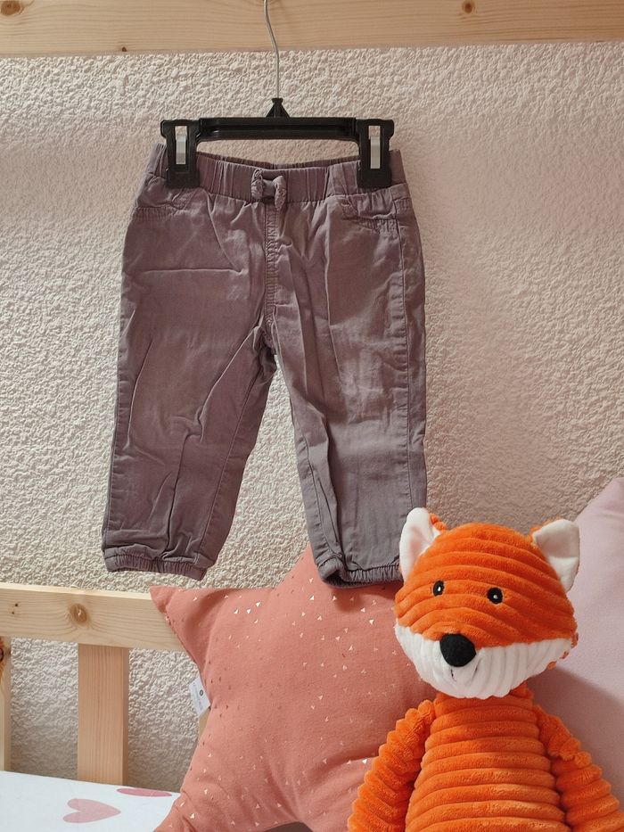 Pantalon marron - 12 mois - Très bon état - Kimbaloo - photo numéro 2