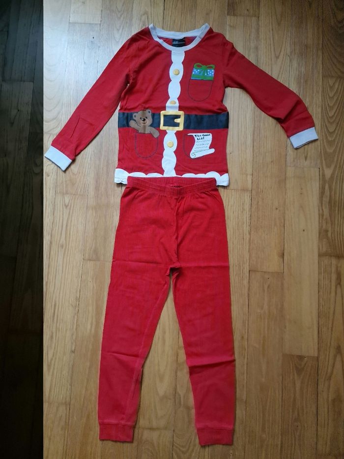 🎅 Pyjama garçon 6 ans motif Père Noël – H&M 🎄