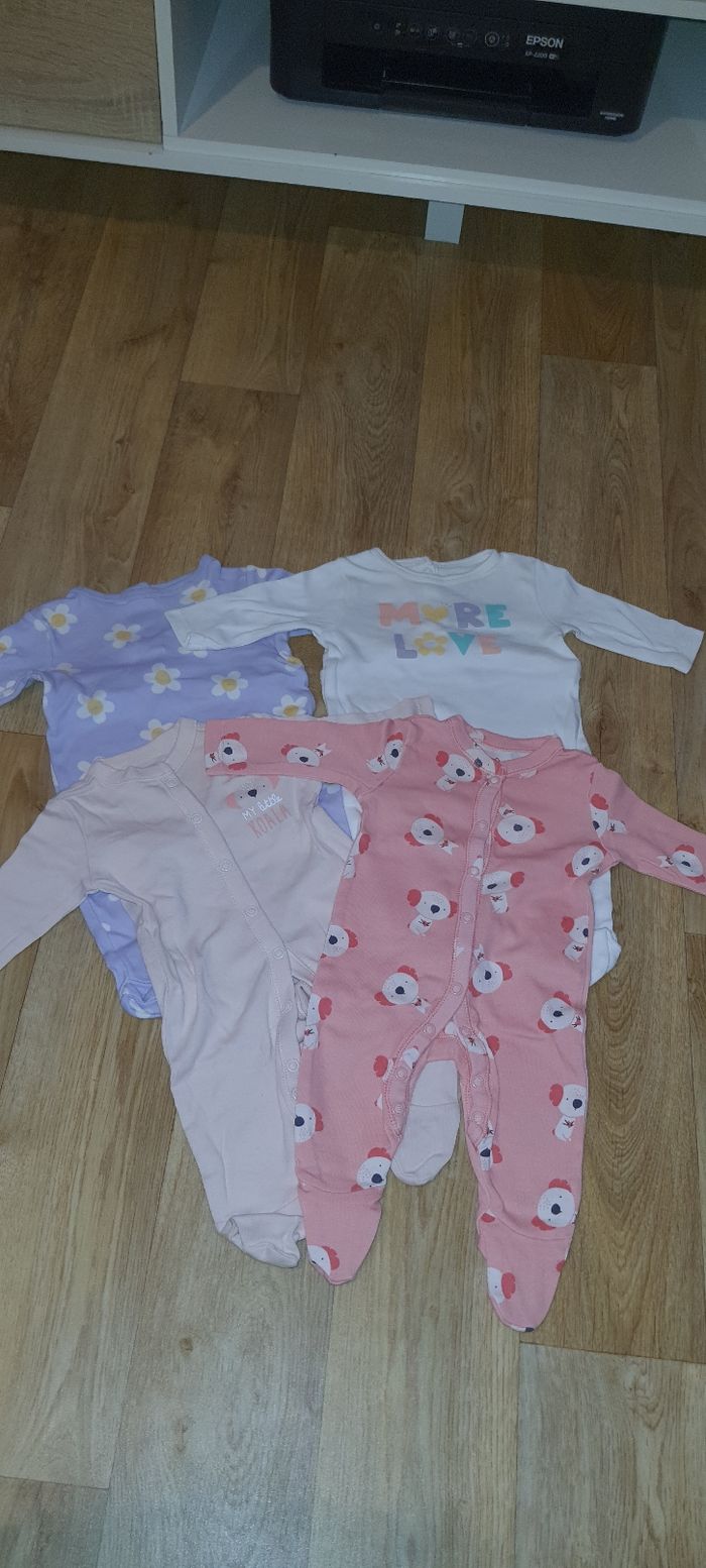 4 pyjama coton 1 mois