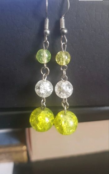 Boucle d’oreille perle pendante