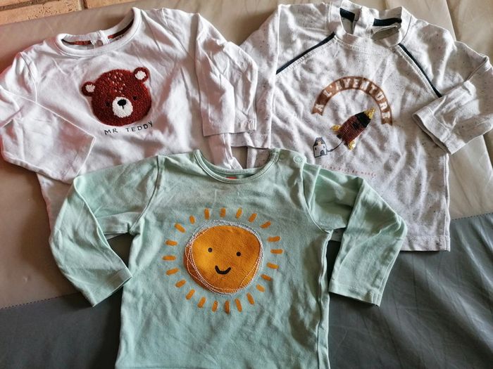 Lot de 3 tee shirts 6 mois