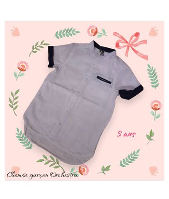 🐋 Magnifique chemise Orchestra (3 ans) 🐋