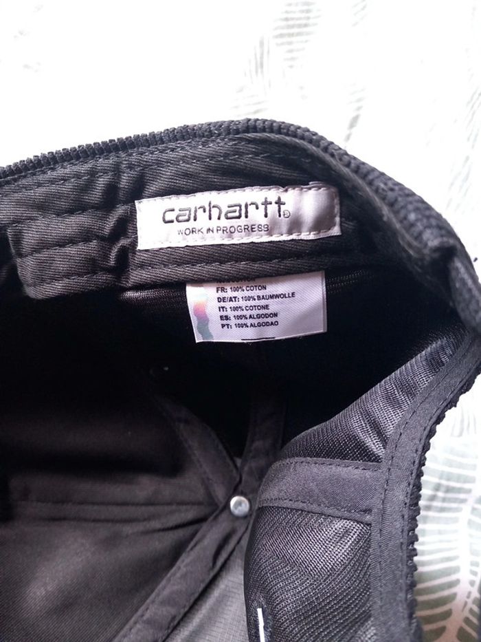 Casquette Carhartt noir neuve - photo numéro 3