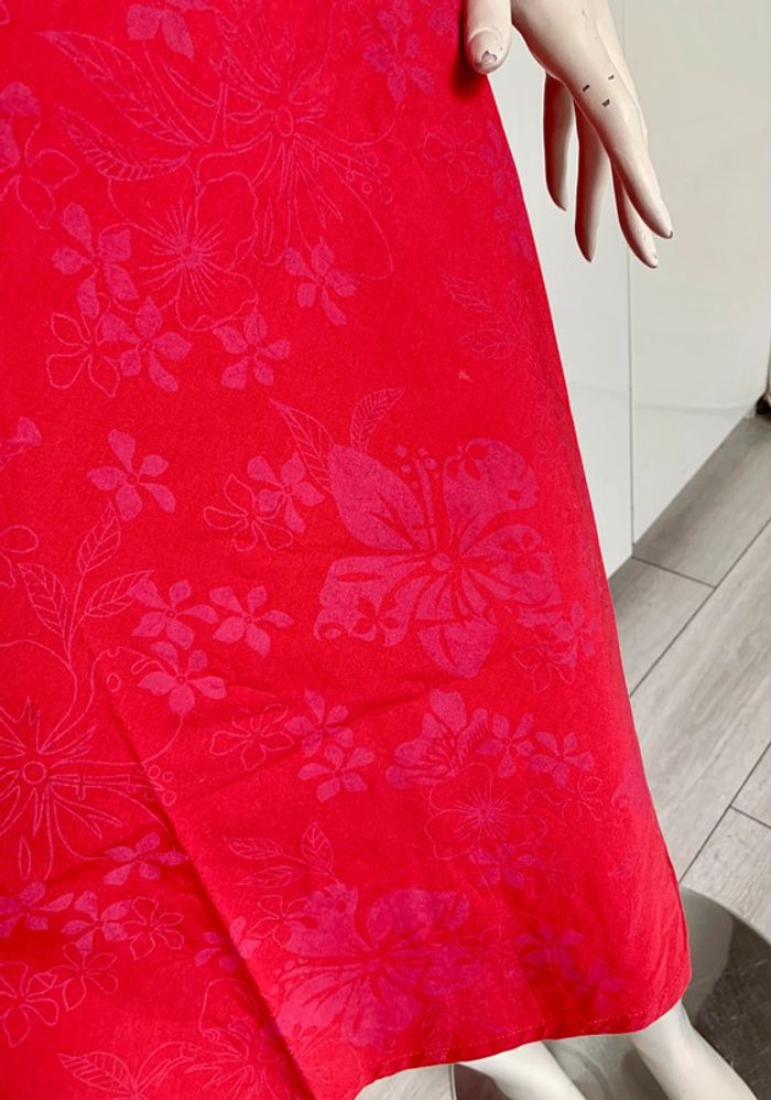 Robe printanière rouge - photo numéro 3