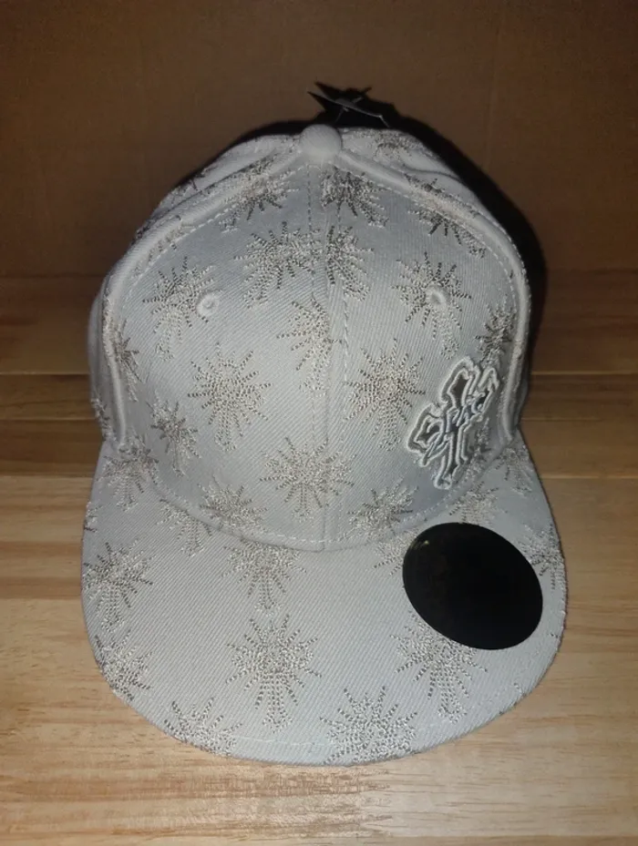 Casquette hip-hop Tupac pour femme et homme avec broderie croix, bord plat,
taille L ou 59 cm
