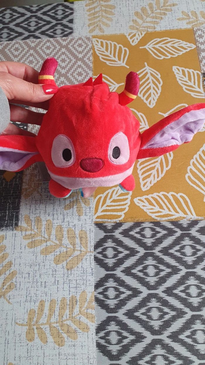 Peluche réversible Disney Stitch et Leroy - photo numéro 3