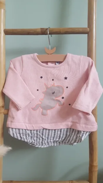 T-shirt avec chemise "licorne"