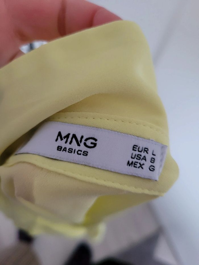 Blouse jaune - Mango - photo numéro 7