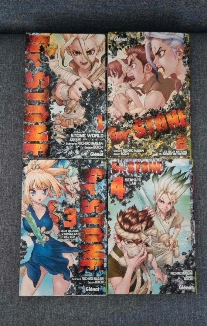 Lot de manga dr stone tome 1 à tome 4 - photo numéro 2