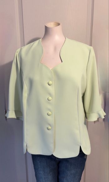 Blazer chic vert menthe – Paris Paris – Taille L