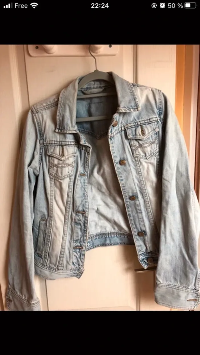 Veste en jean femme (bleu clair), M / 38 / 10 - photo numéro 2