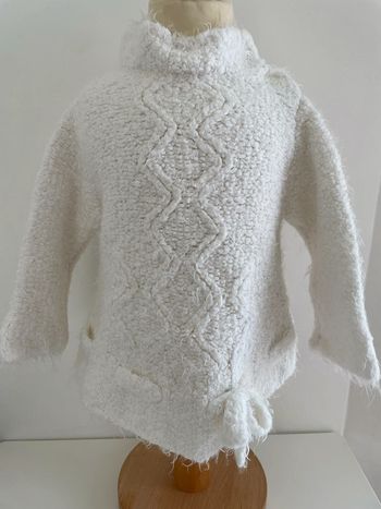 Pull blanc hiver