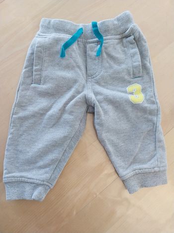 Pantalon jogging bébé 9 mois gris (6 mois)