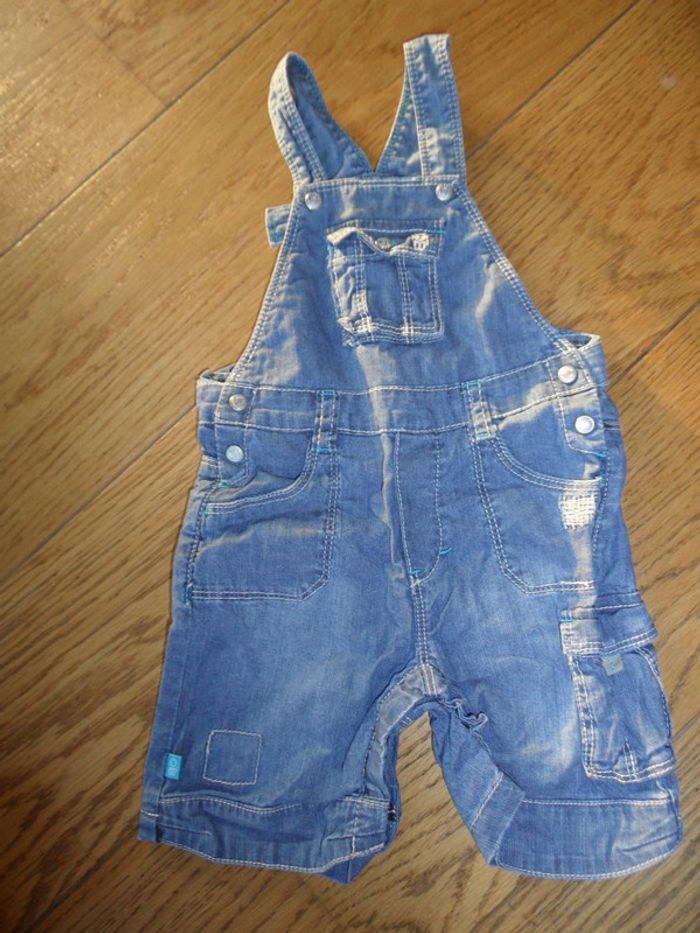 Salopette en jean garçon mi-saison, OBAIBI, 6 mois