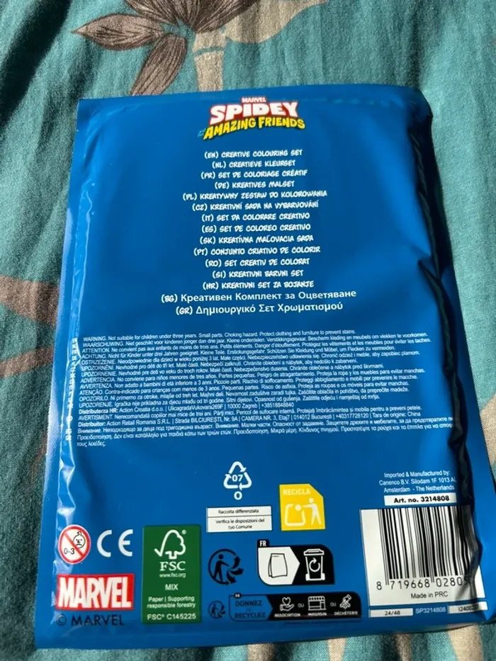 Kit de coloriage spidey neuf - photo numéro 2