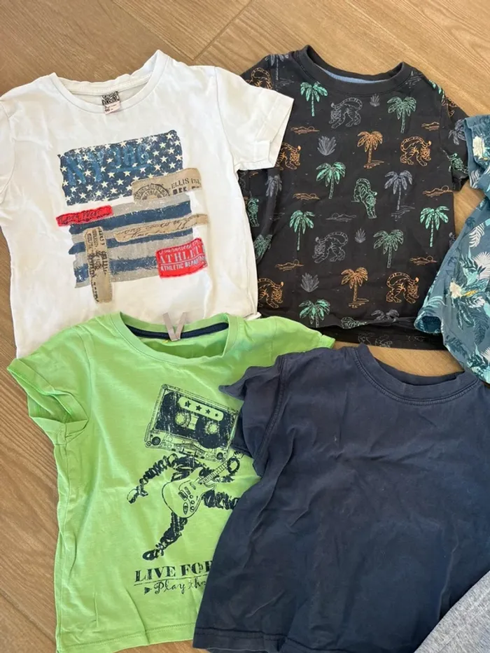 Lot tee-shirts garcon 3 ans - photo numéro 2