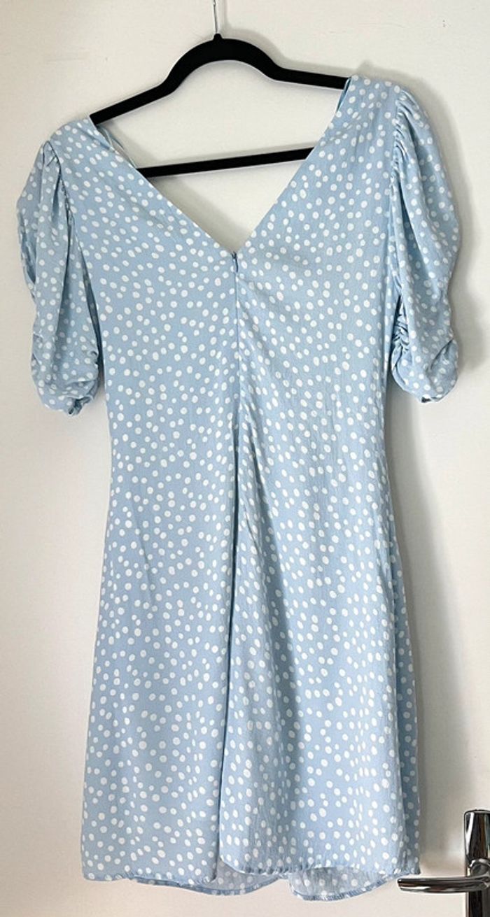 Robe courte imprimée pois taille L - photo numéro 4