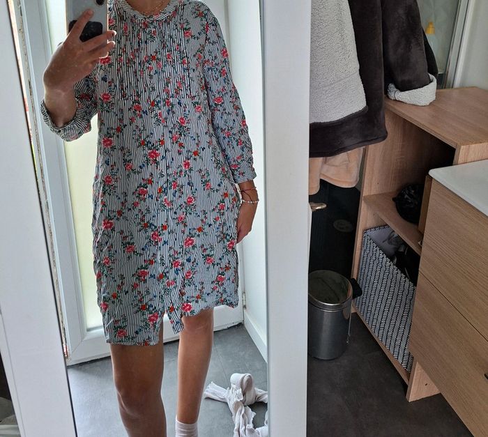 Robe fleurie fluide longue - photo numéro 2