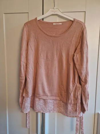 Pull fin 2 en 1, romantique, Camaïeu, XL