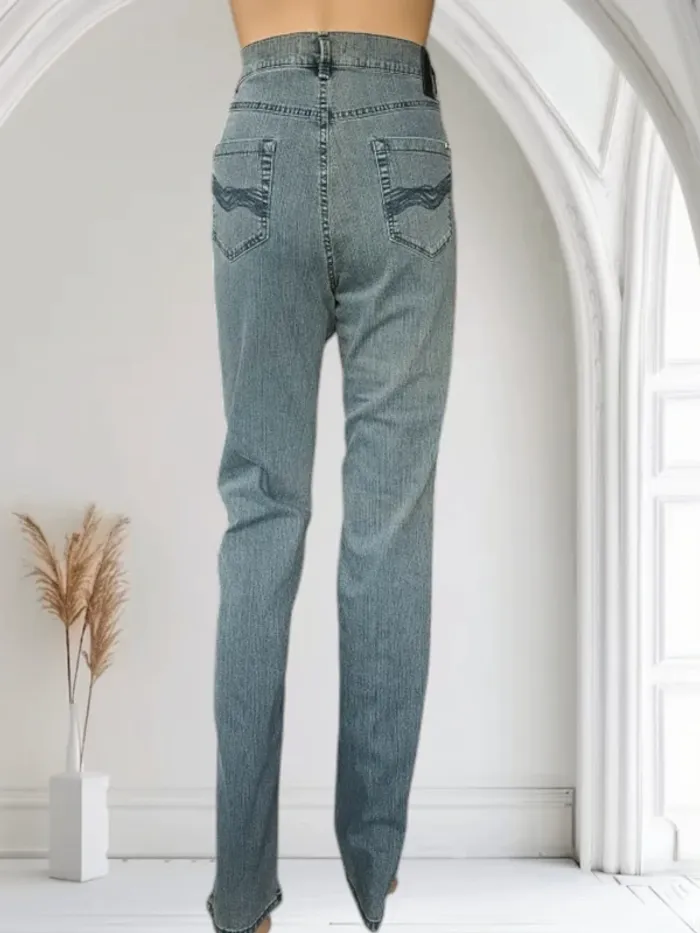 Jean marque allemande Atelier Gardeur ,slim fit ,taille haute ,stretch - photo numéro 6